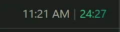 Workspace Clock screenshot