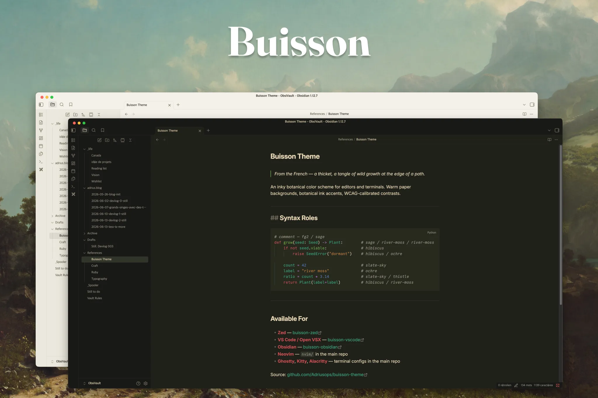 Buisson screenshot
