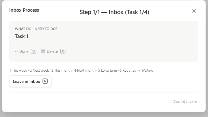 Sector Tasks screenshot