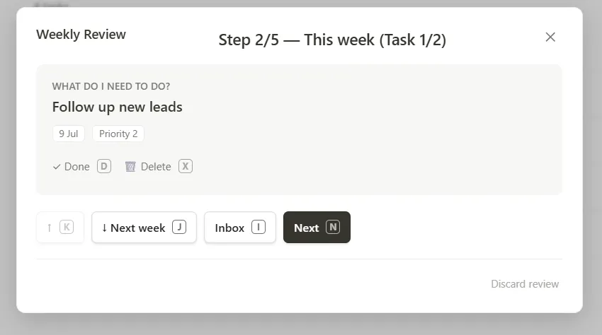 Sector Tasks screenshot