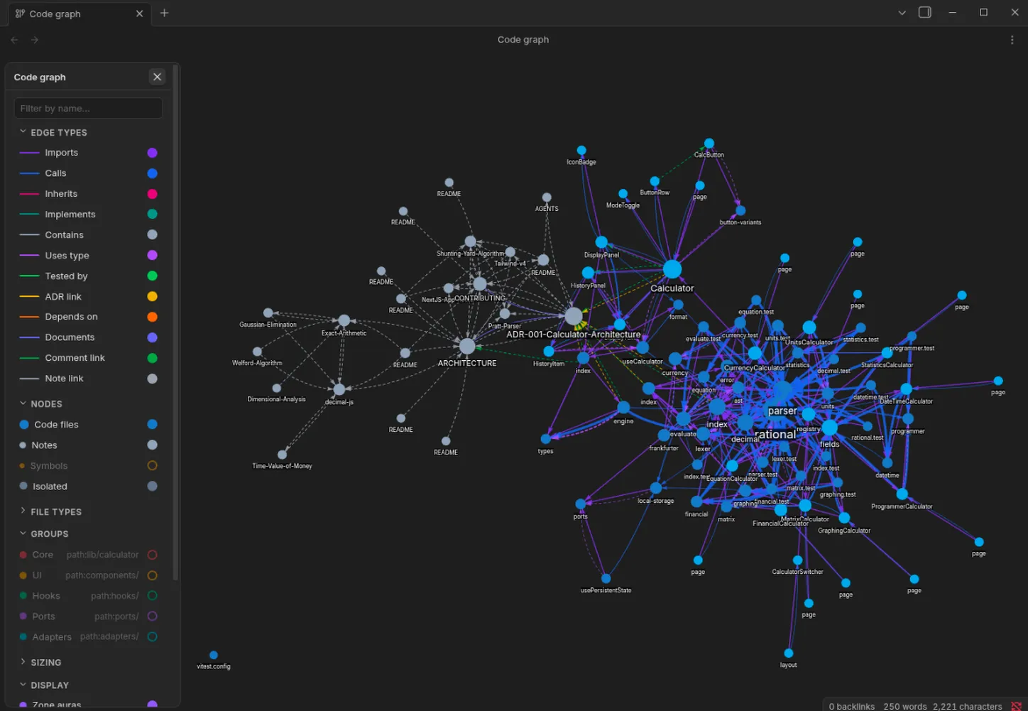 Code Graph screenshot