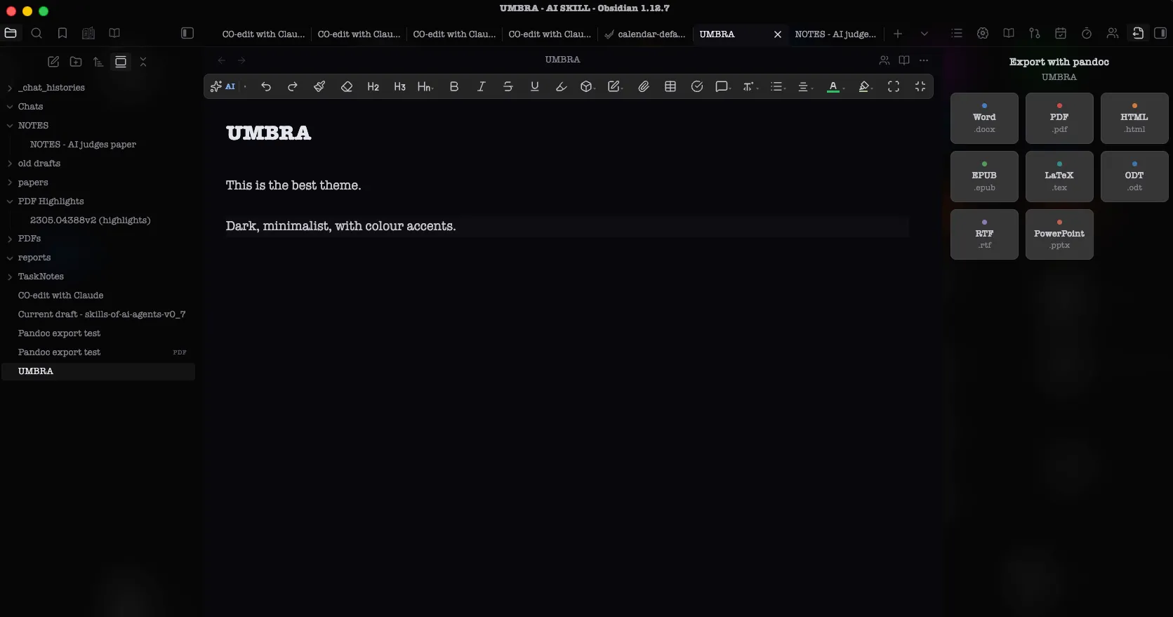 Umbra screenshot