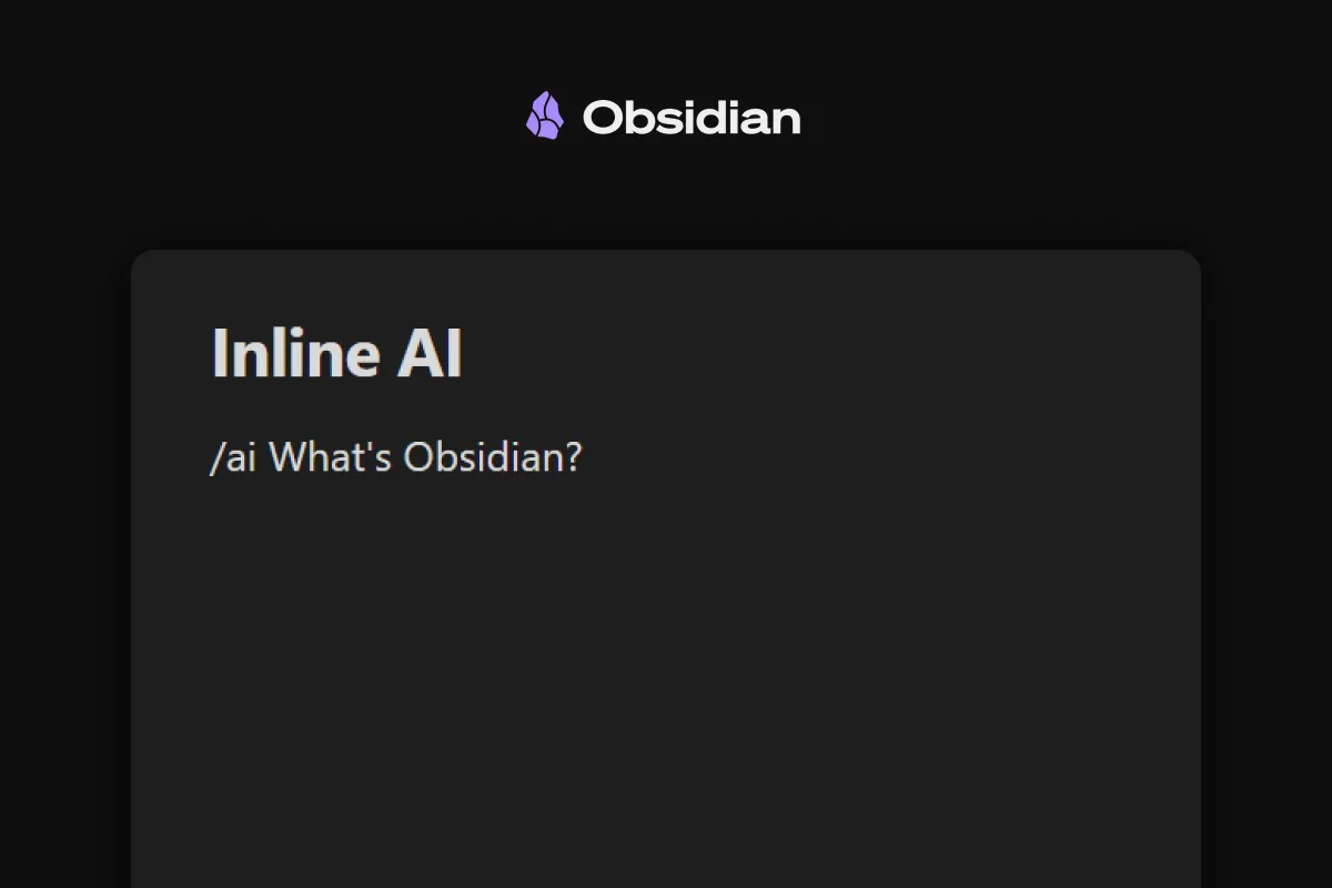 Inline AI screenshot