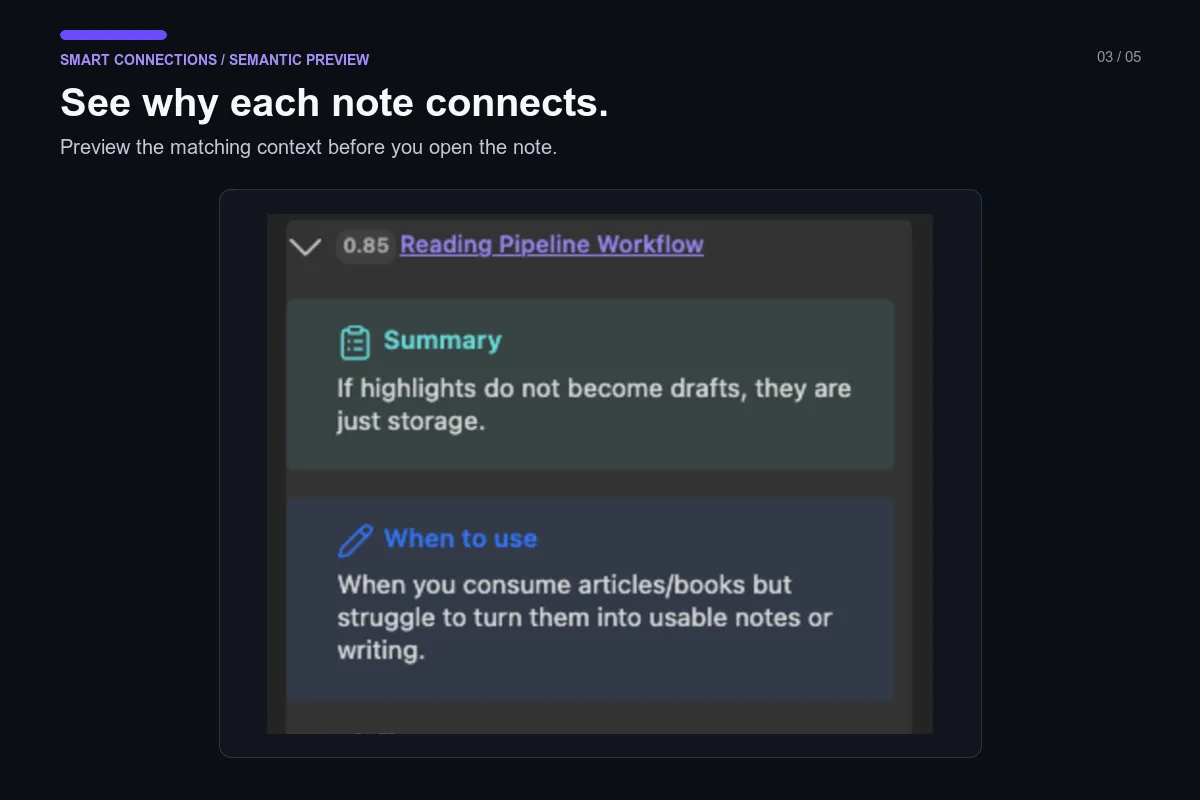 Smart Connections screenshot
