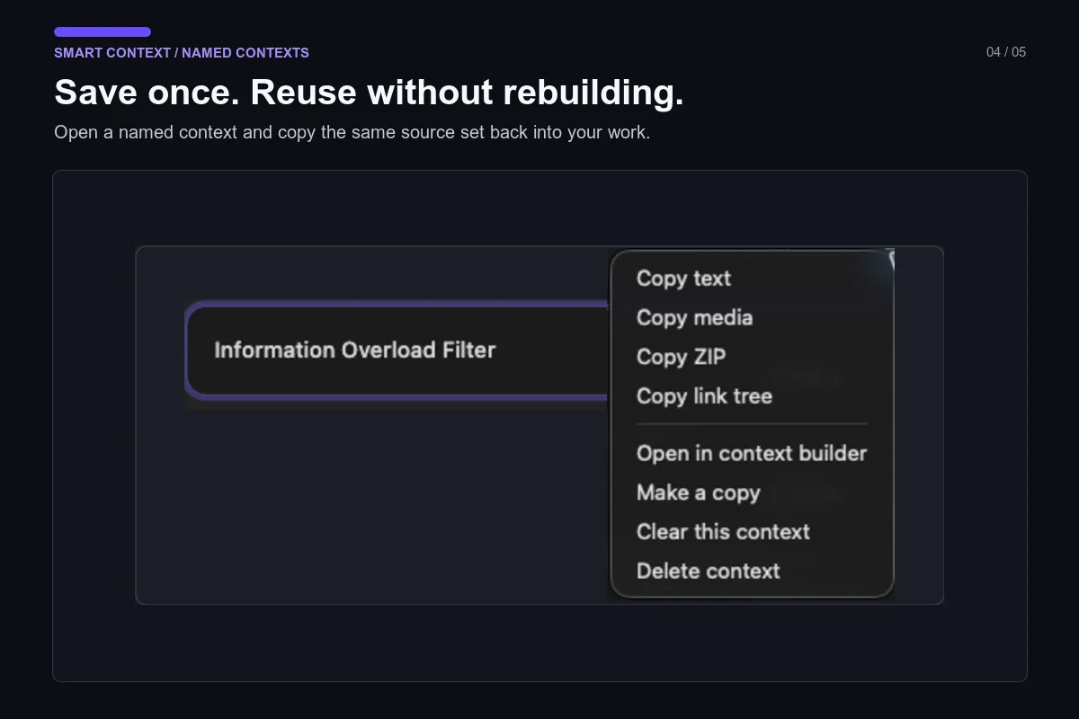 Smart Context screenshot