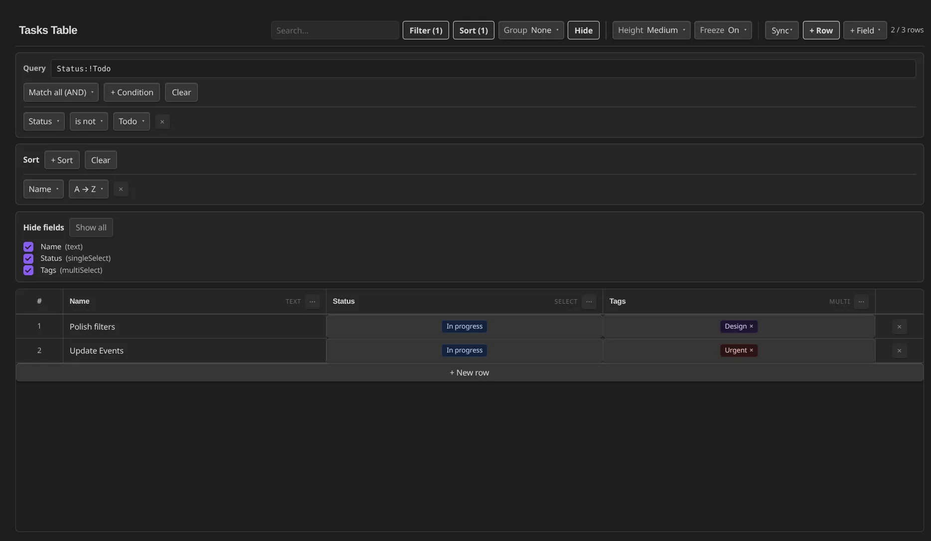 Airtable Tabula screenshot