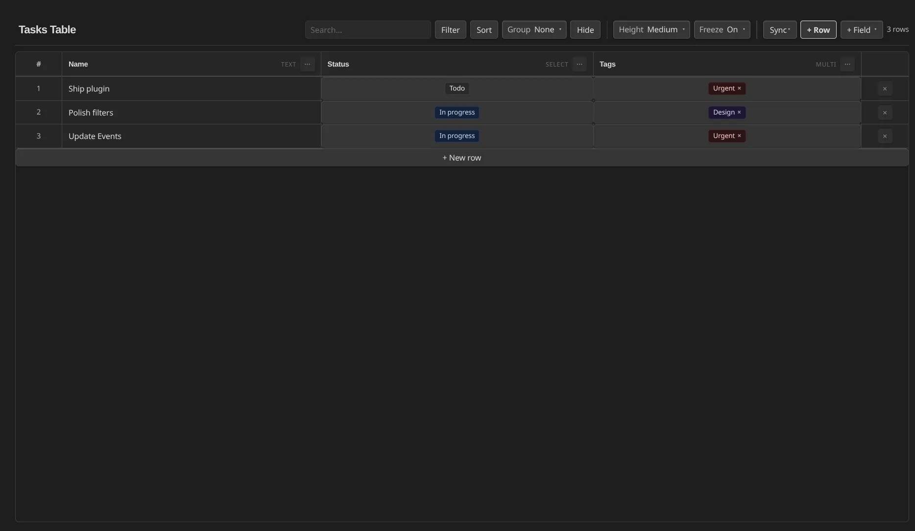 Airtable Tabula screenshot