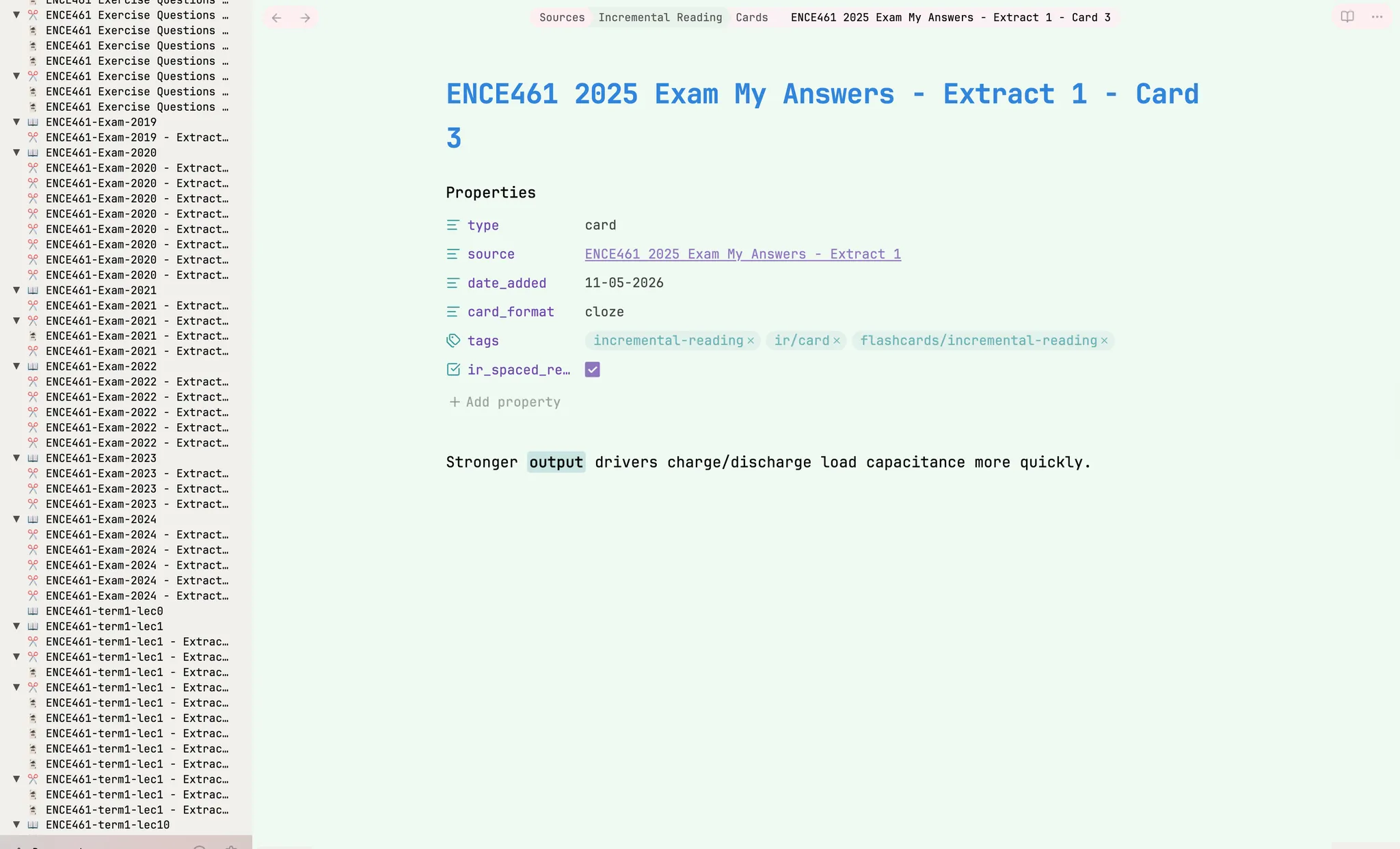 Incremental Reading Toolkit screenshot