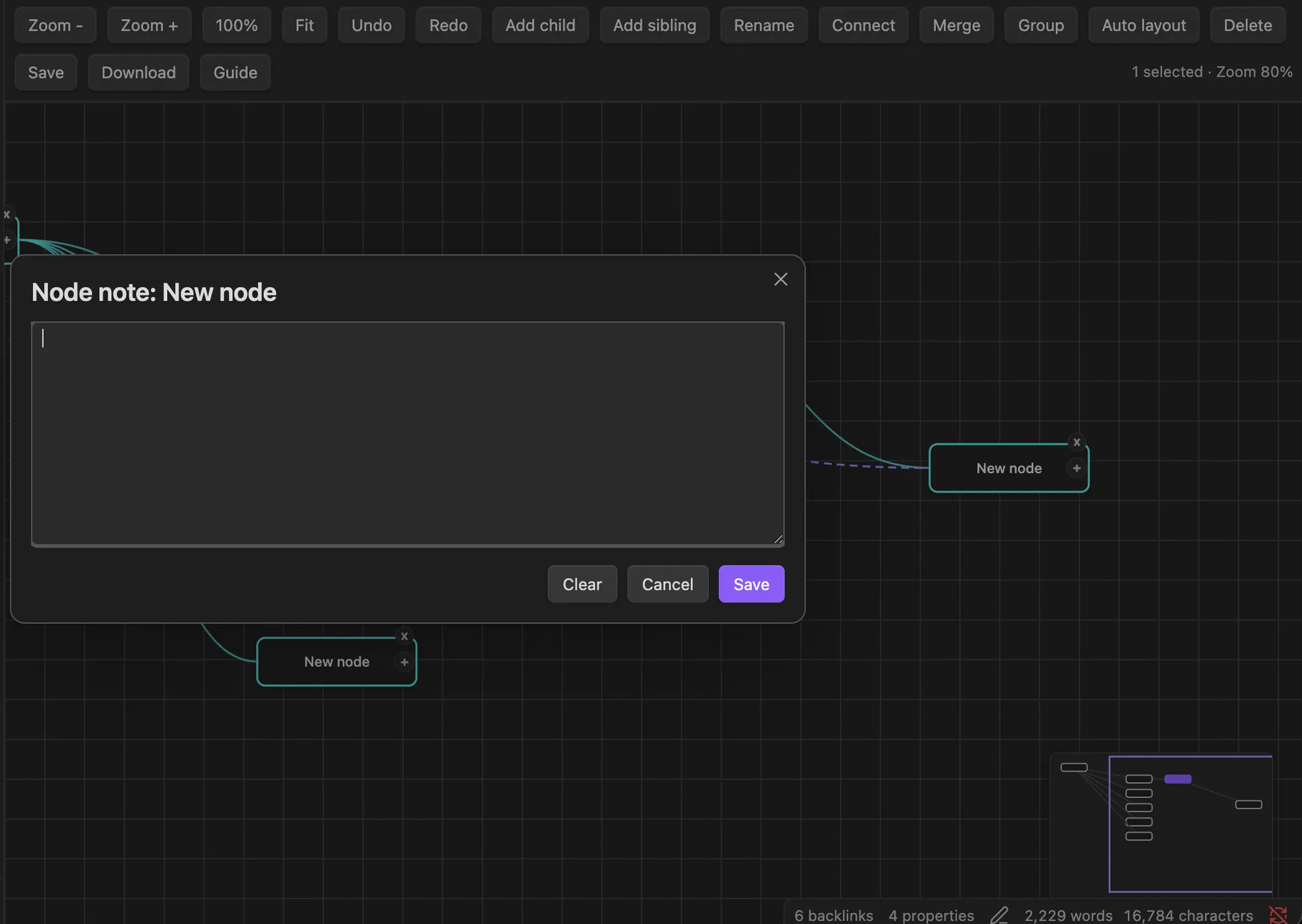 Mind Map Visual screenshot