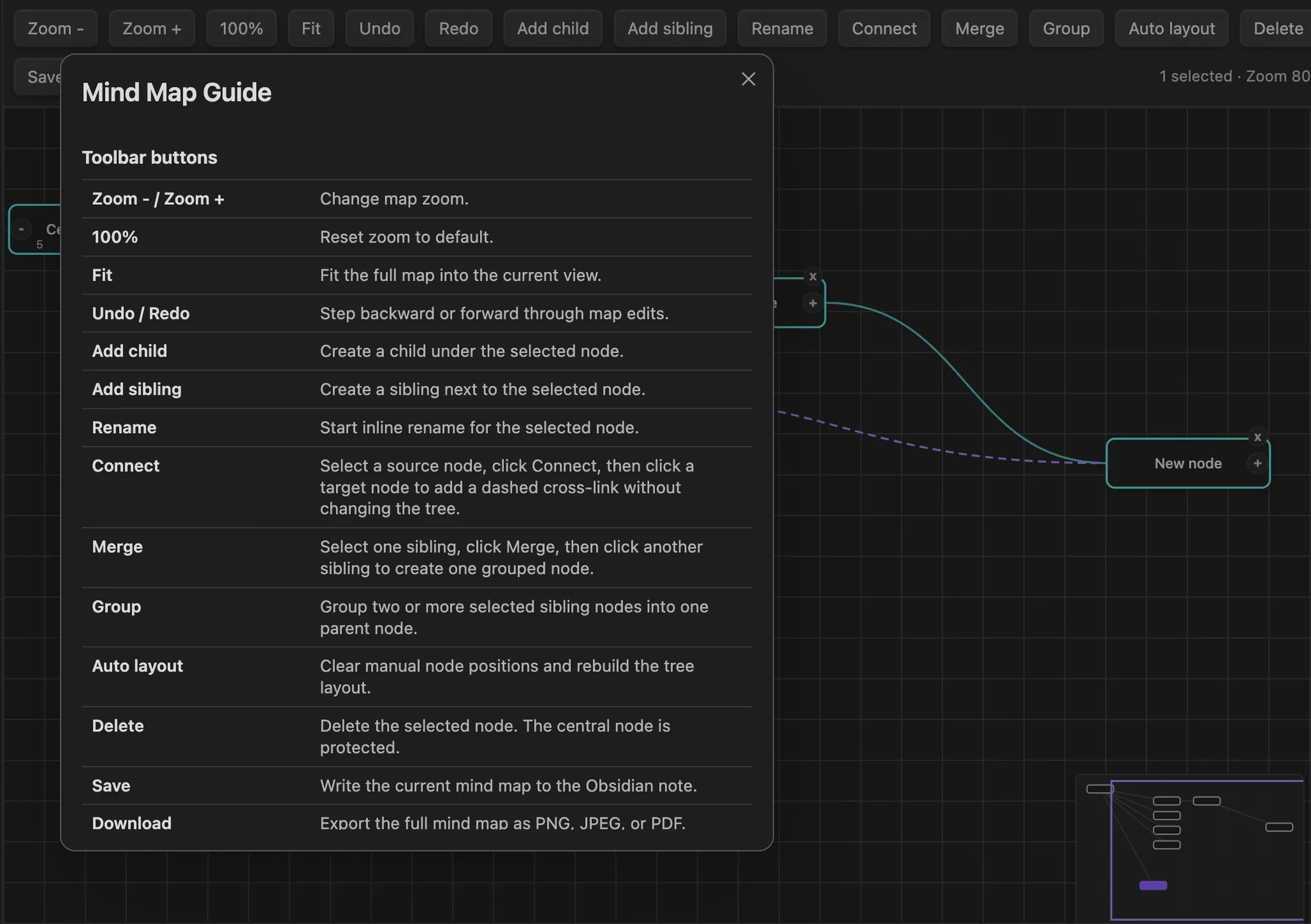 Mind Map Visual screenshot