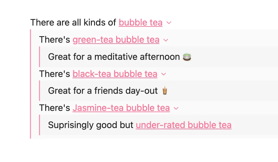 Inline Note screenshot