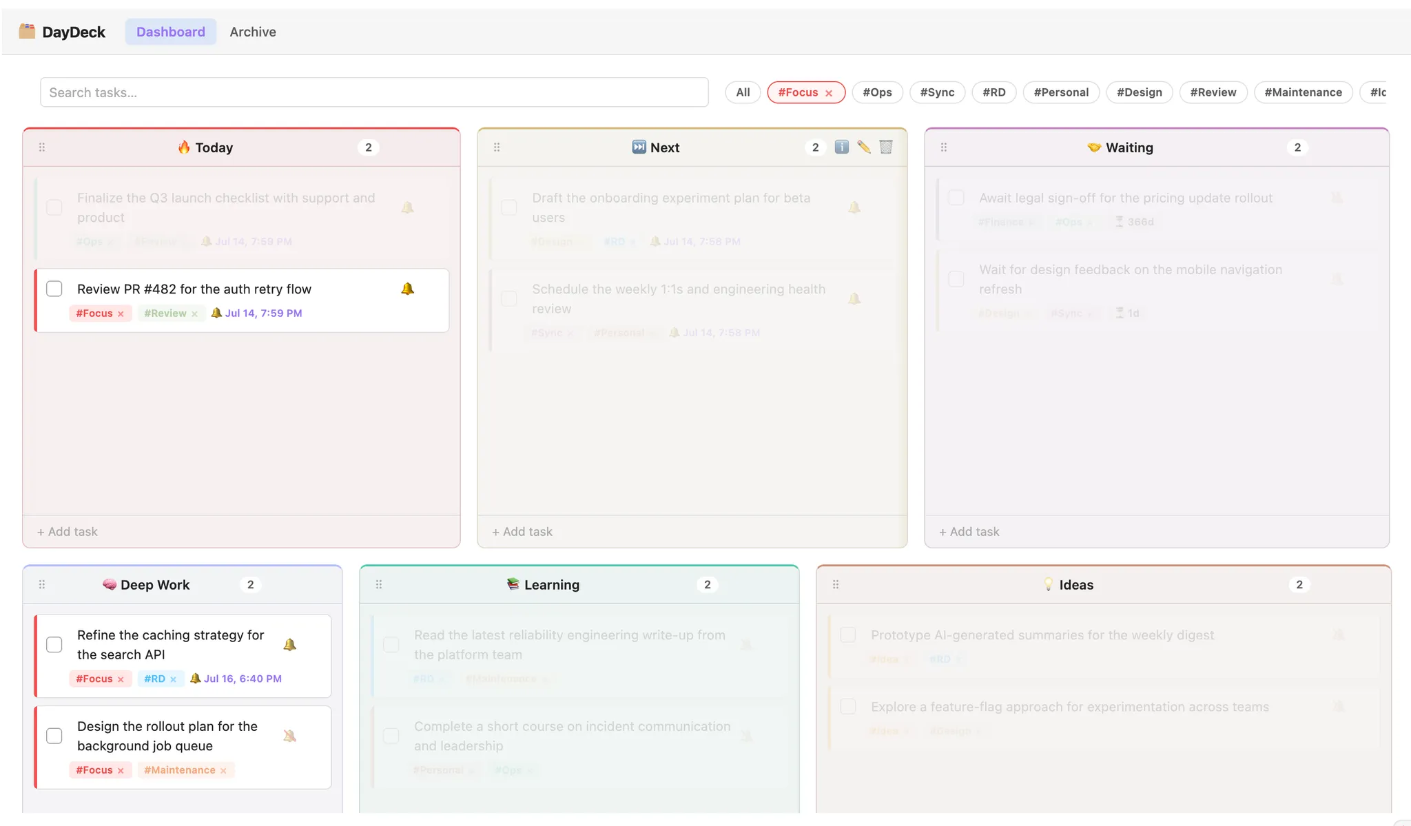 DayDeck screenshot