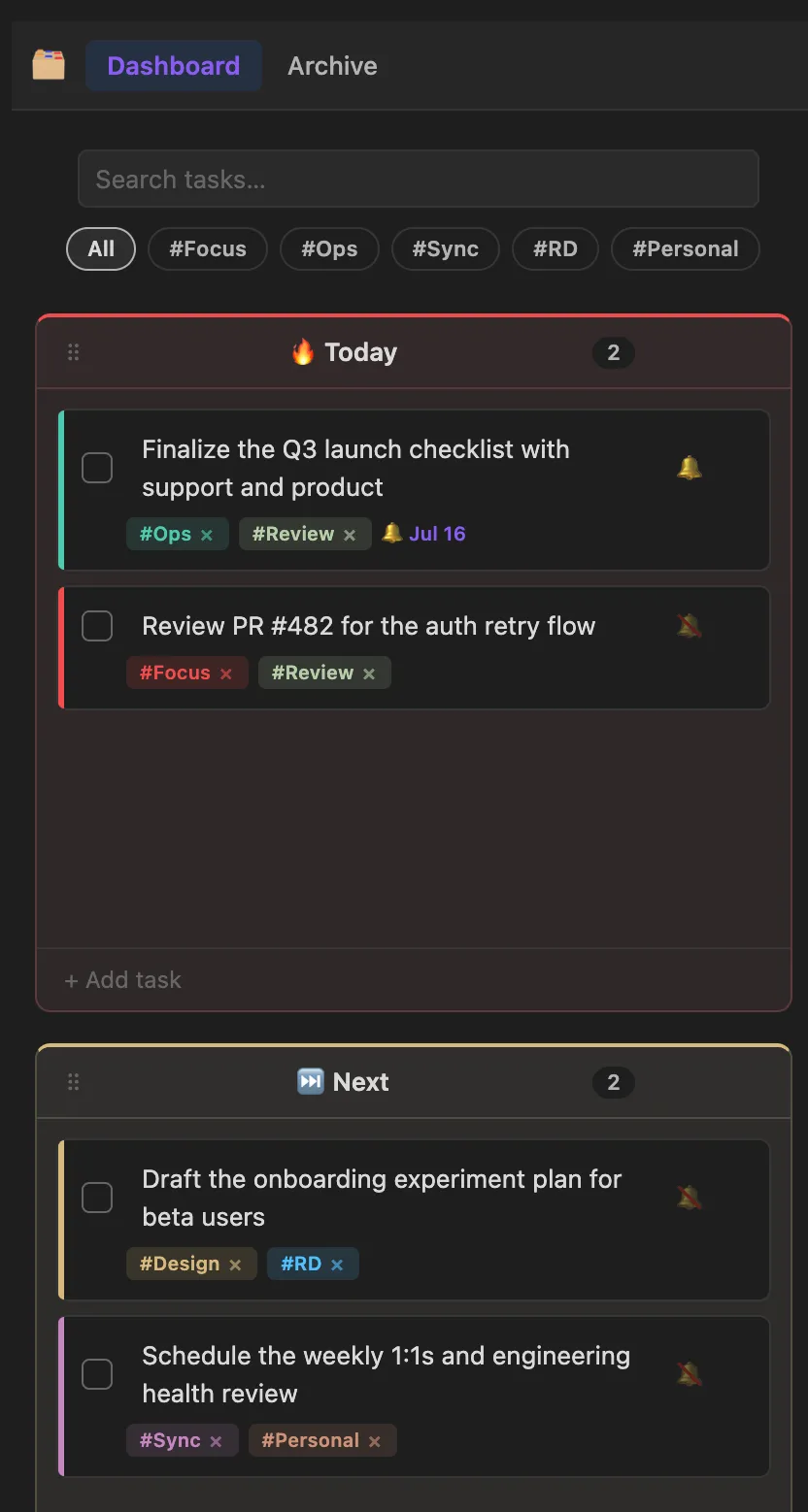 DayDeck screenshot
