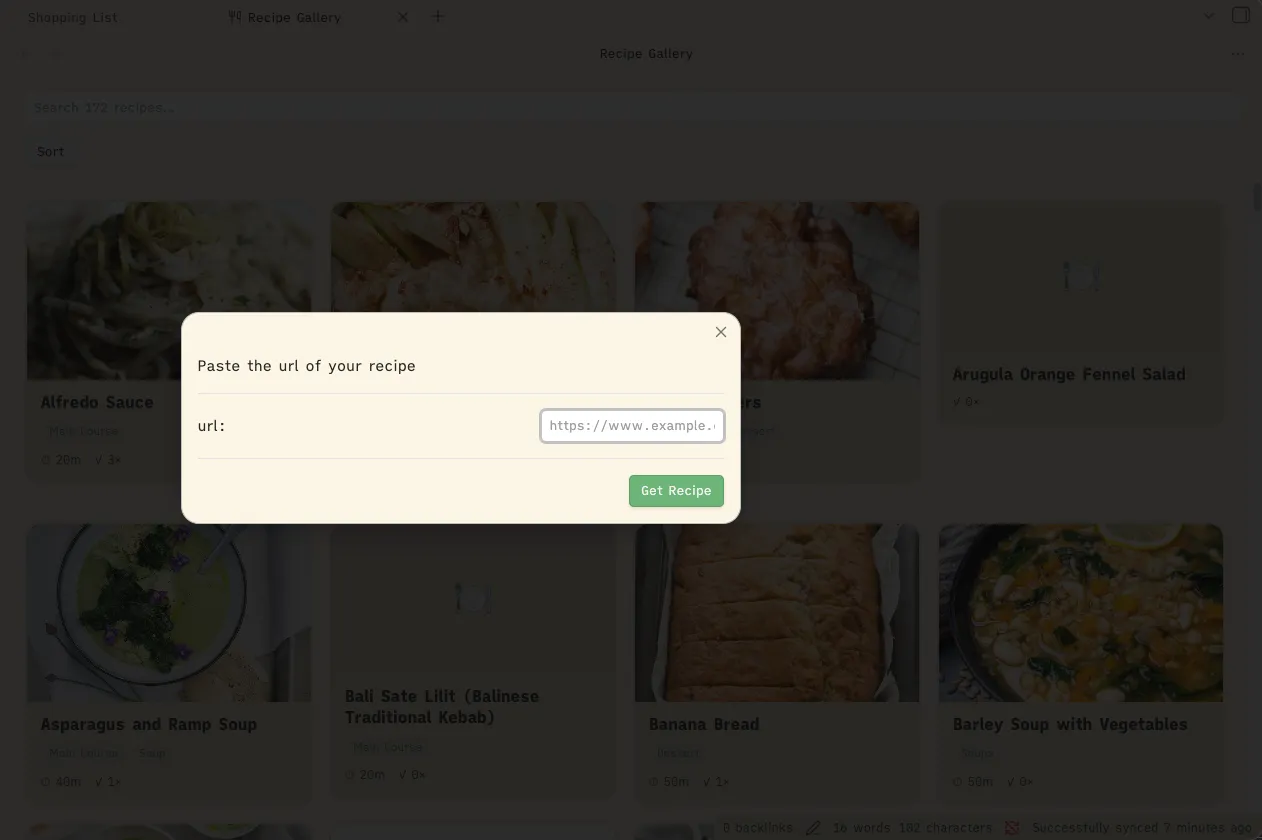 Recipe Vault screenshot