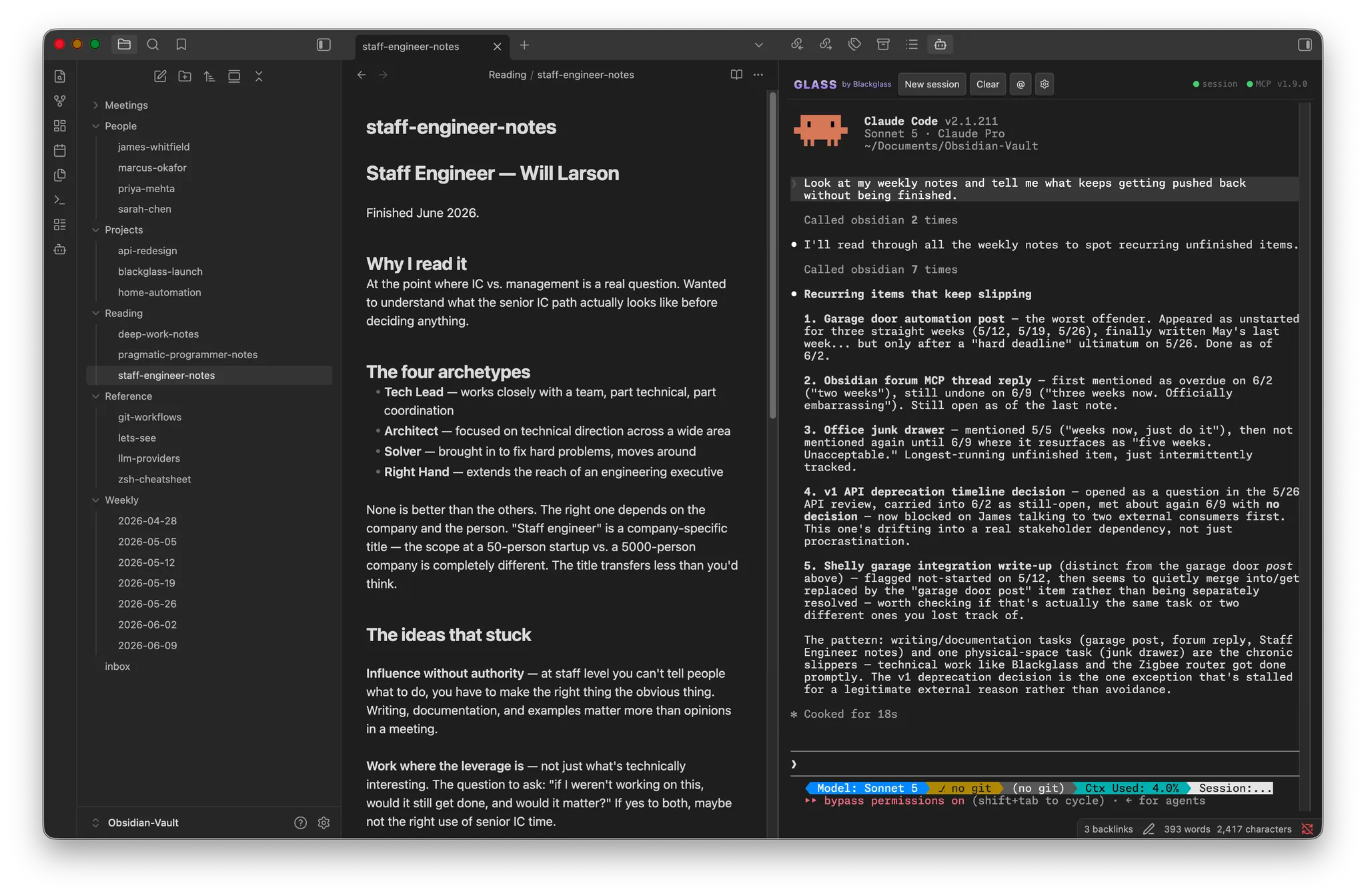 Glass screenshot