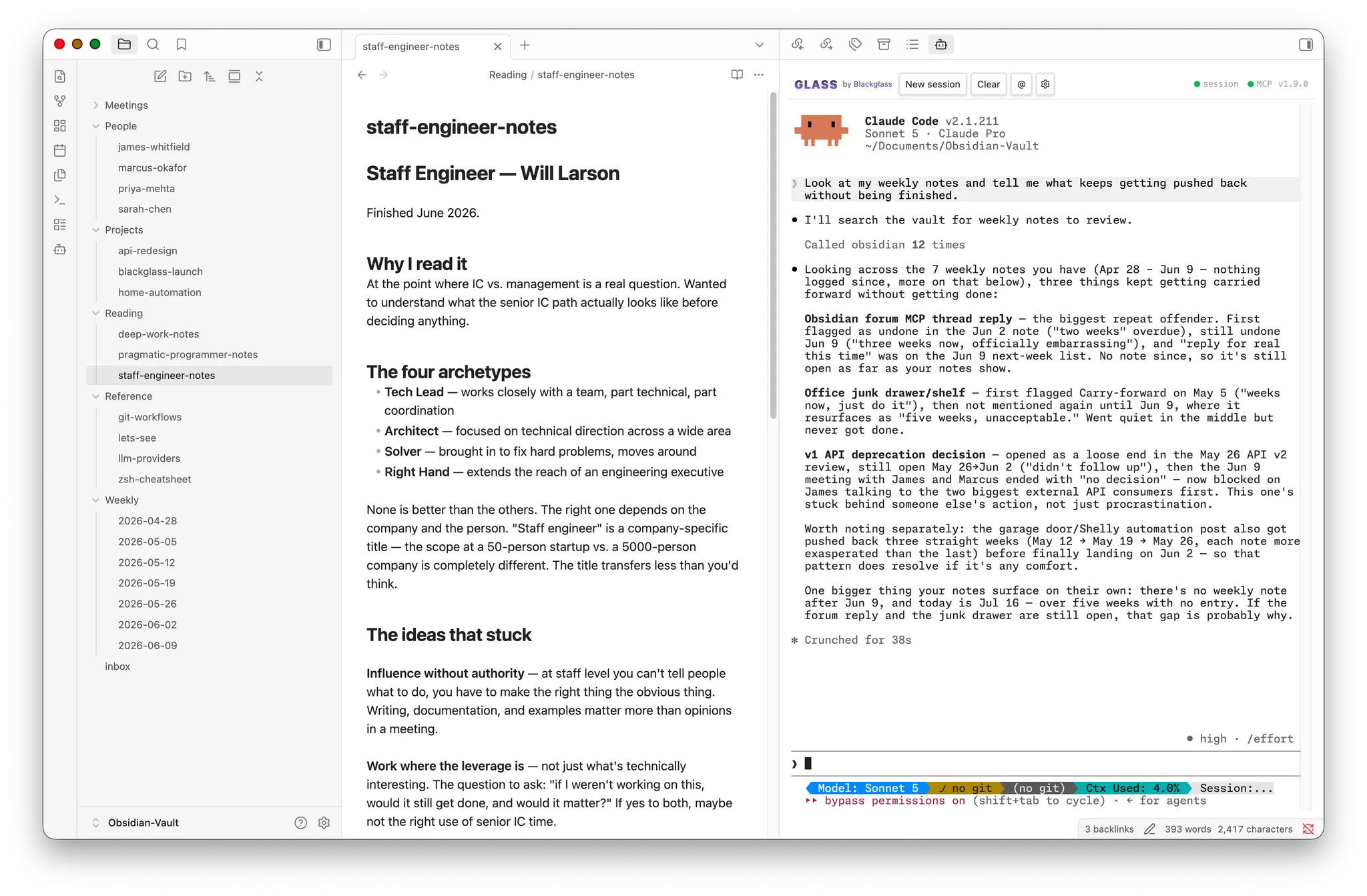 Glass screenshot