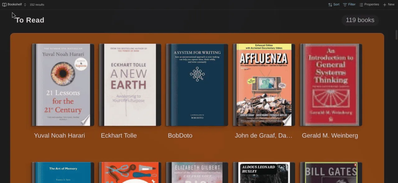 Bookshelf Base screenshot