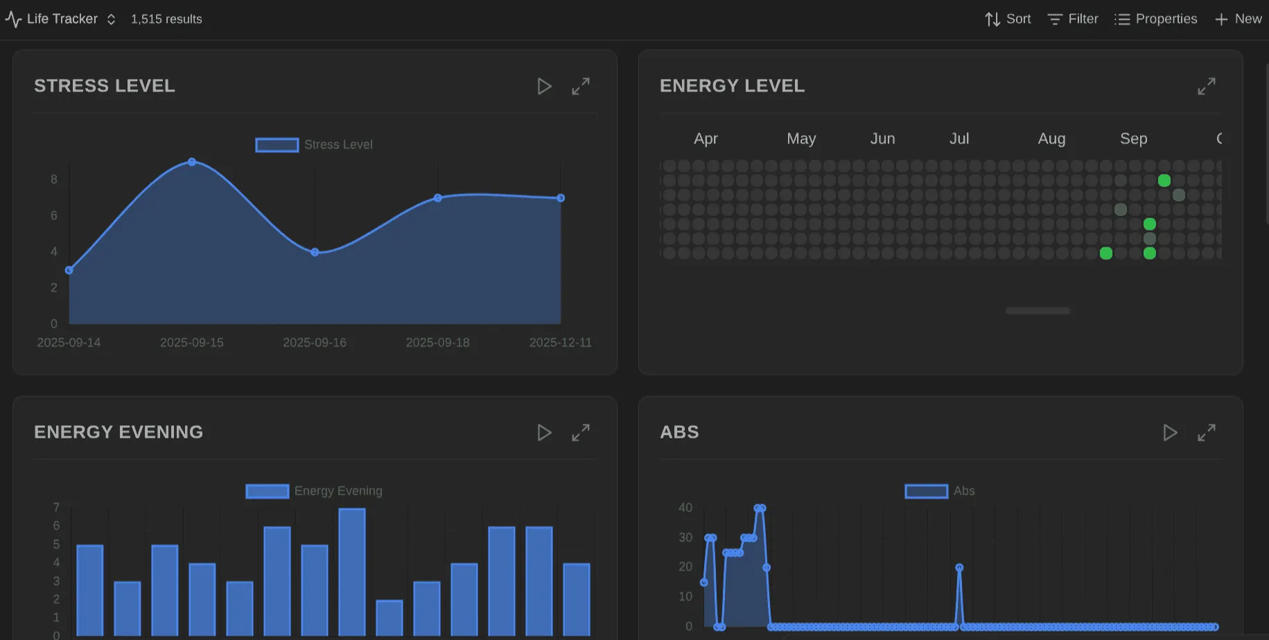 Life Tracker screenshot