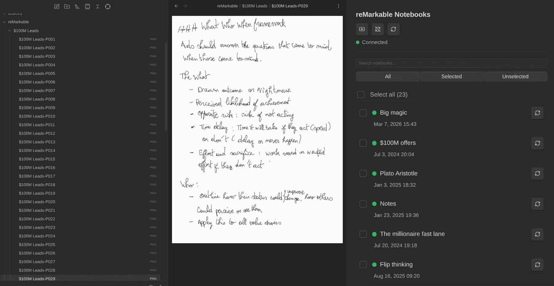 Remarkable Synchronizer screenshot