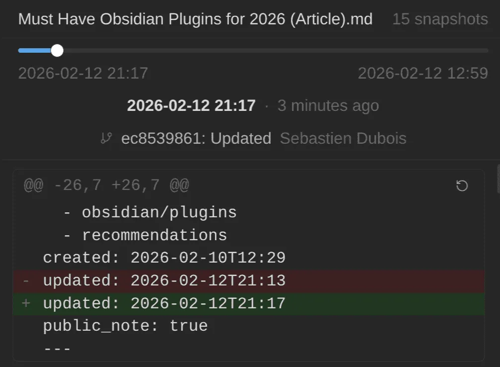 Time Machine screenshot