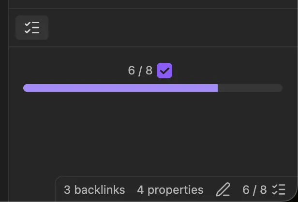 Checkbox Status screenshot