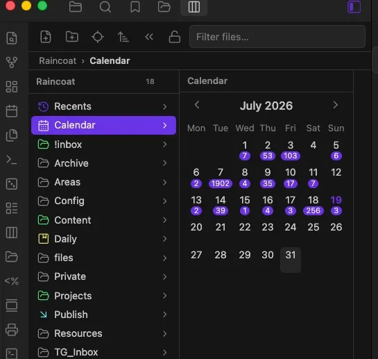 Column Explorer screenshot