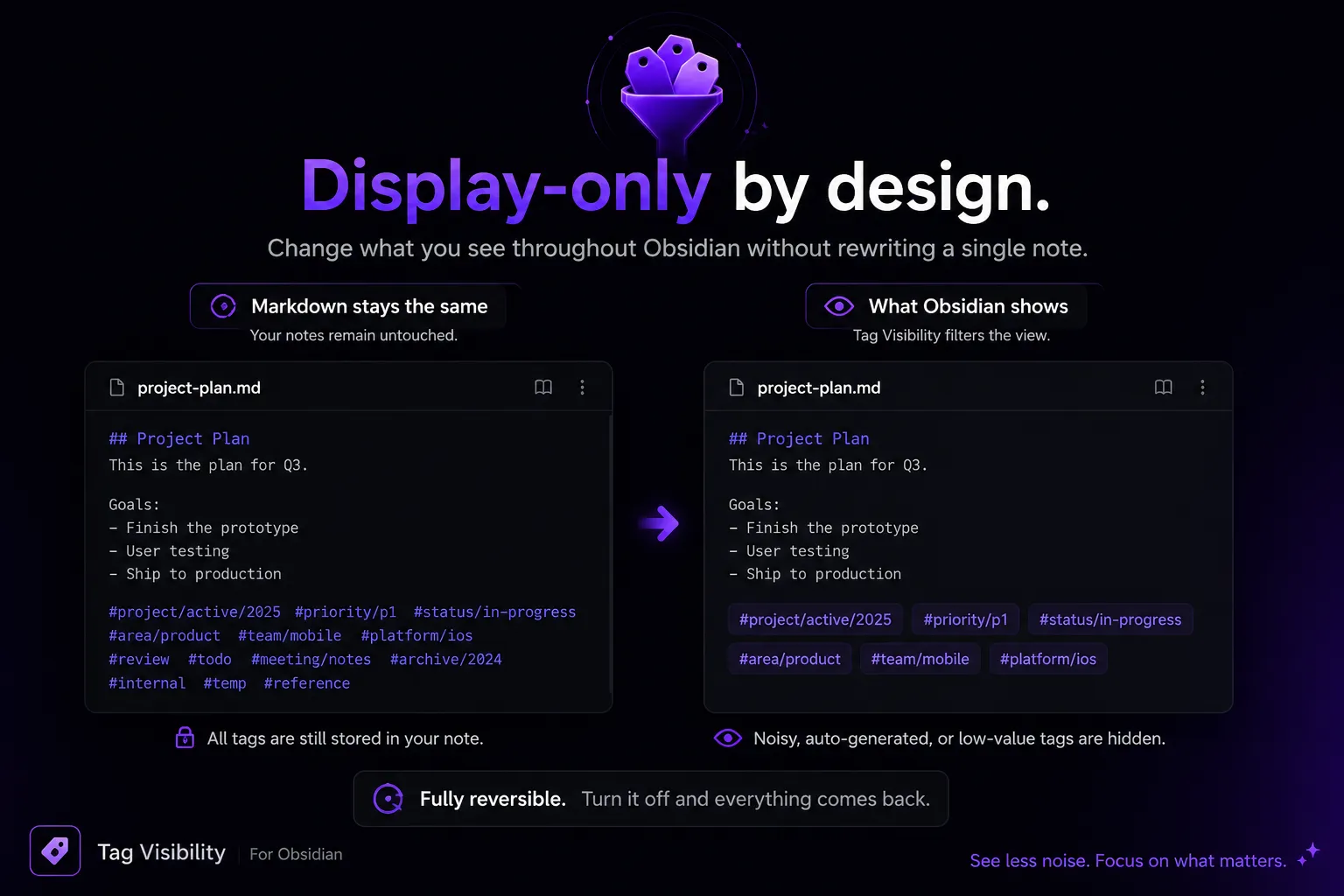 Tag Visibility screenshot
