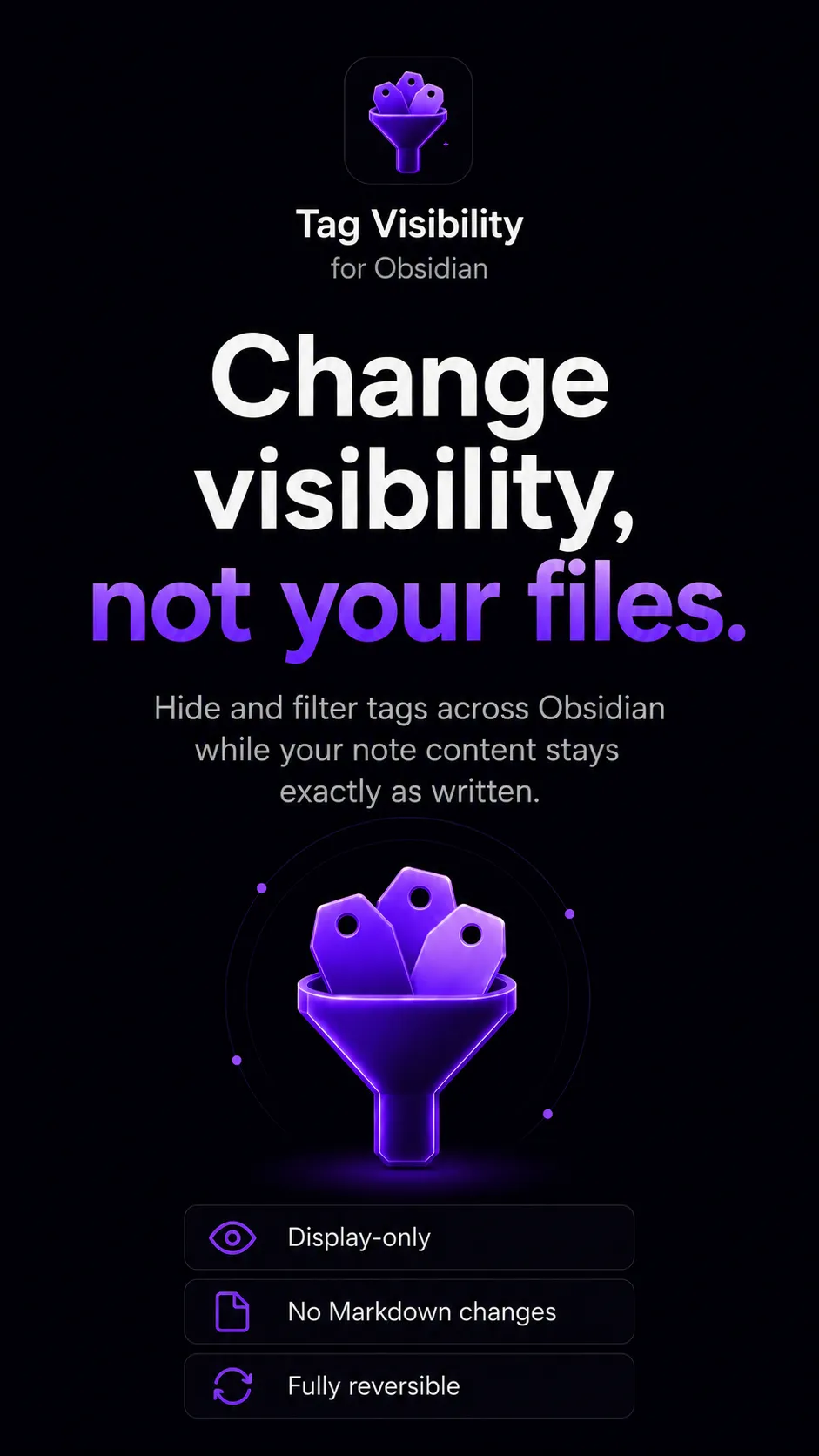 Tag Visibility screenshot
