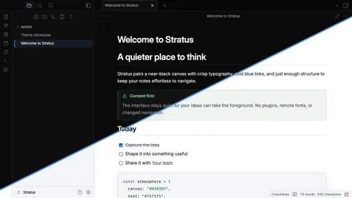 Stratus screenshot