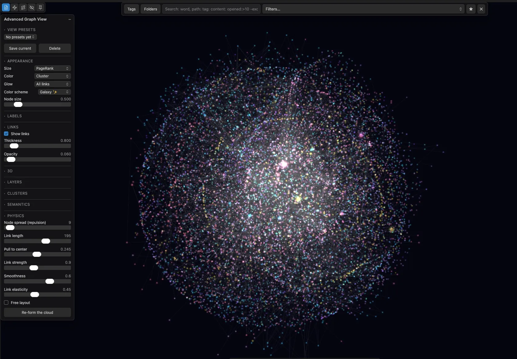 Advanced Graph View screenshot