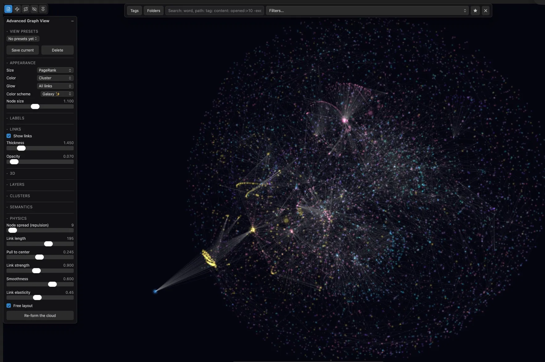 Advanced Graph View screenshot