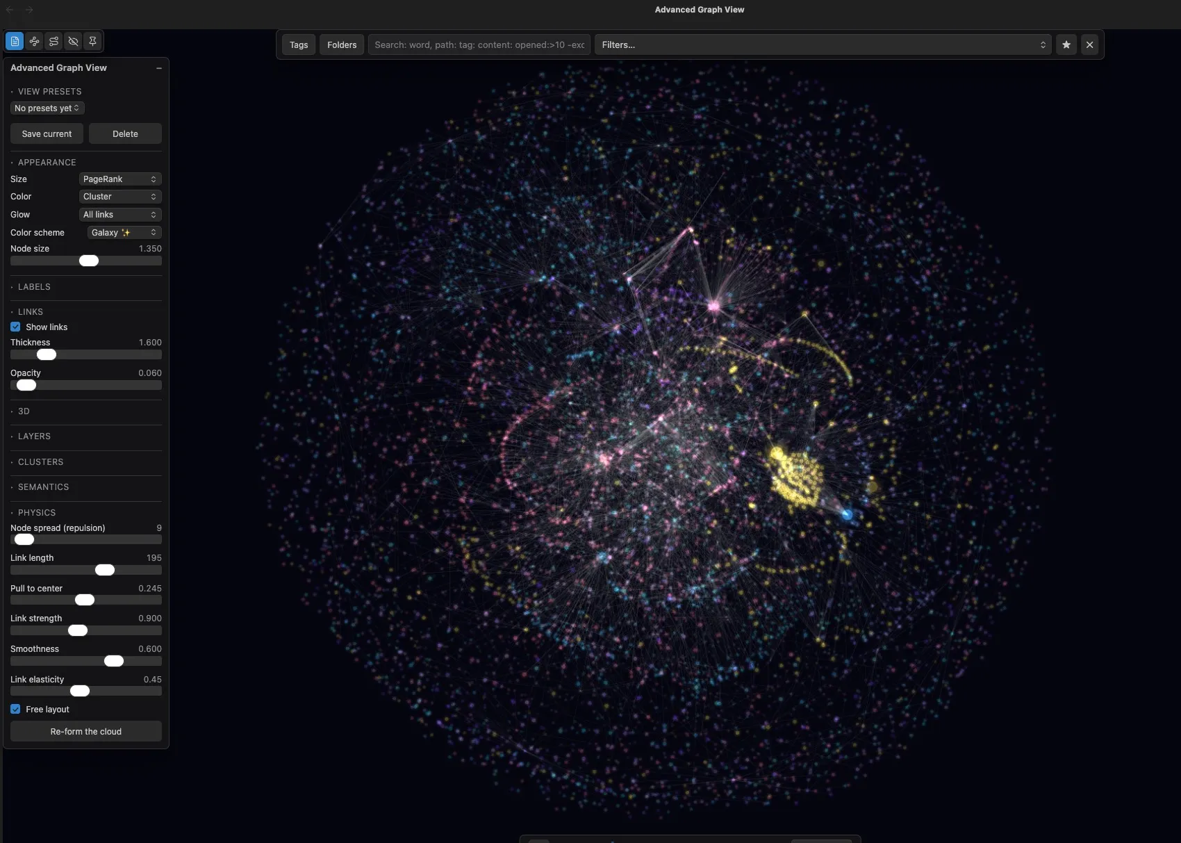 Advanced Graph View screenshot