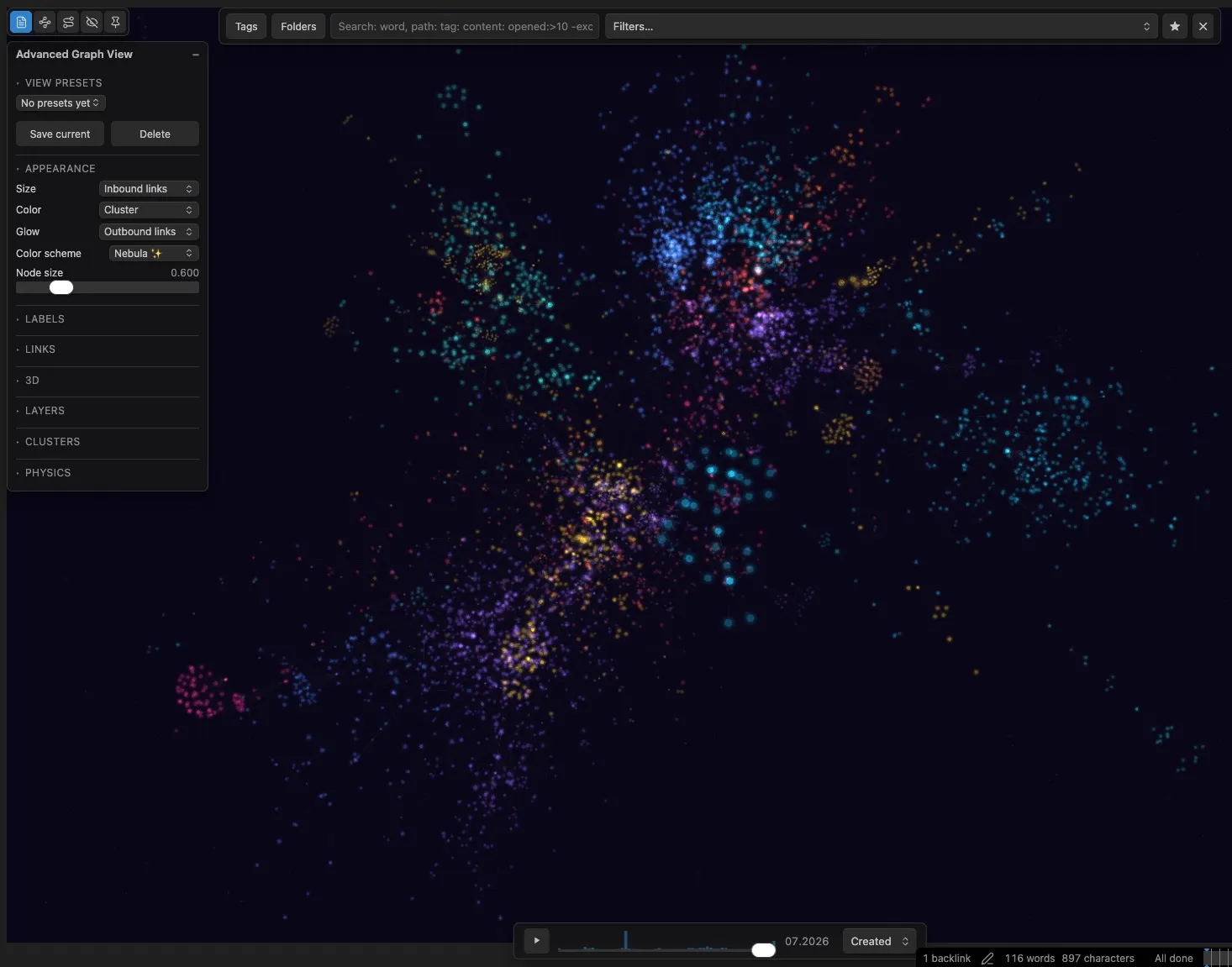 Advanced Graph View screenshot