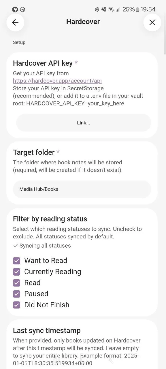 Hardcover screenshot