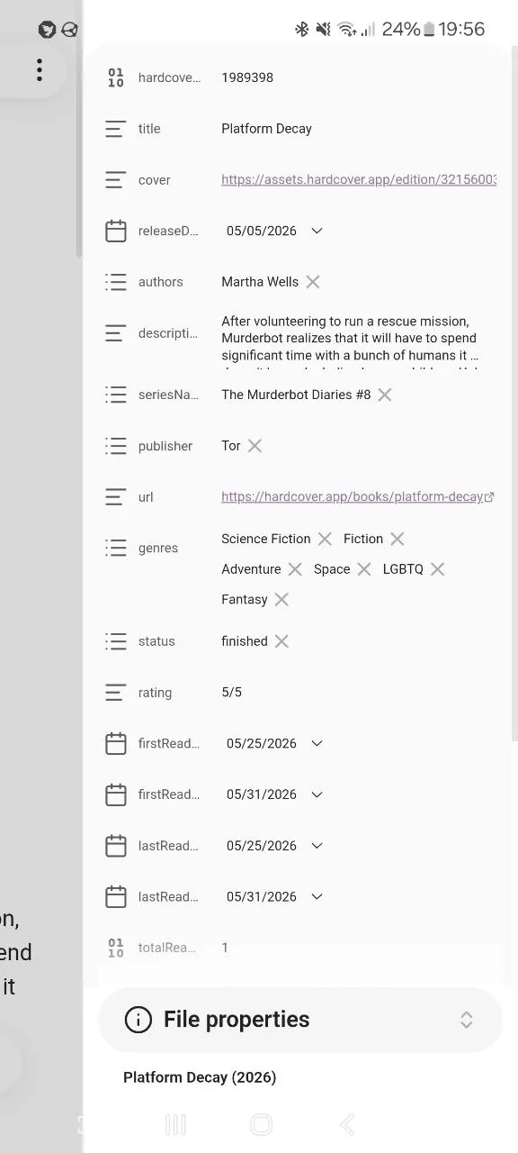 Hardcover screenshot