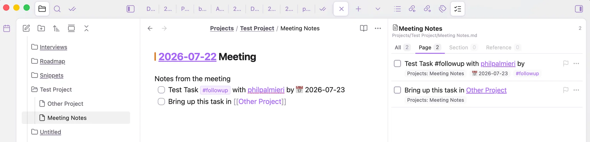 Taskgregator screenshot