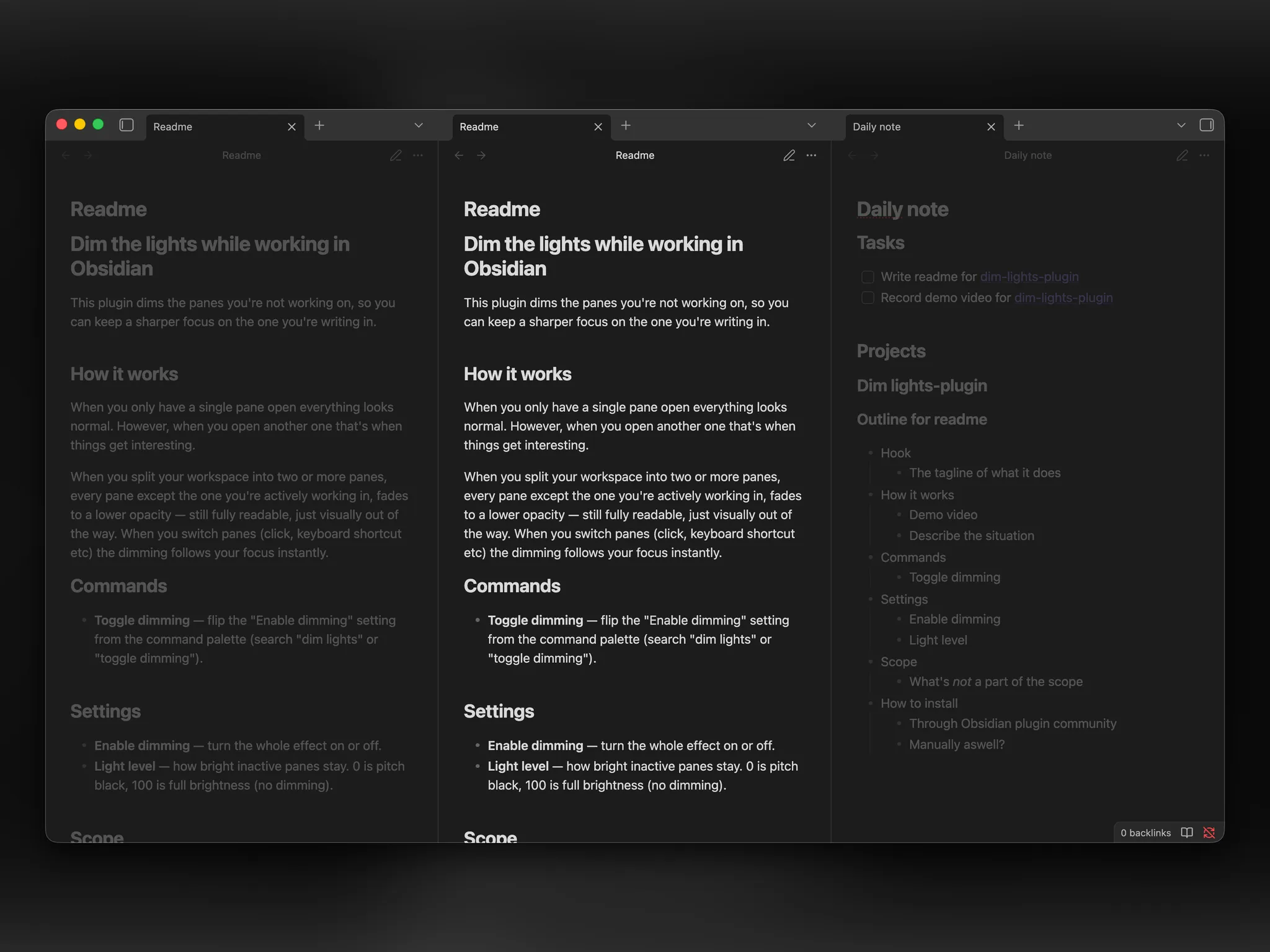 Dim Lights screenshot