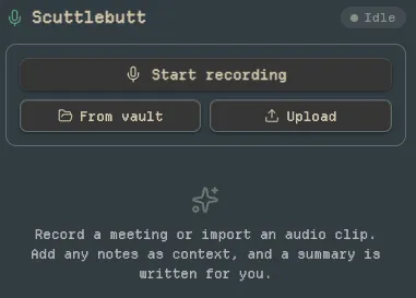 Scuttlebutt screenshot