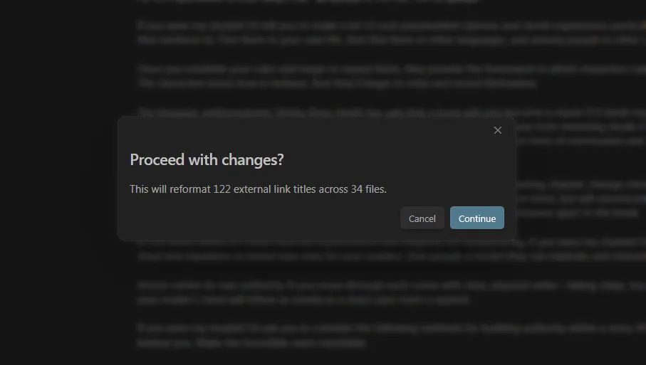 MM Clean Links screenshot