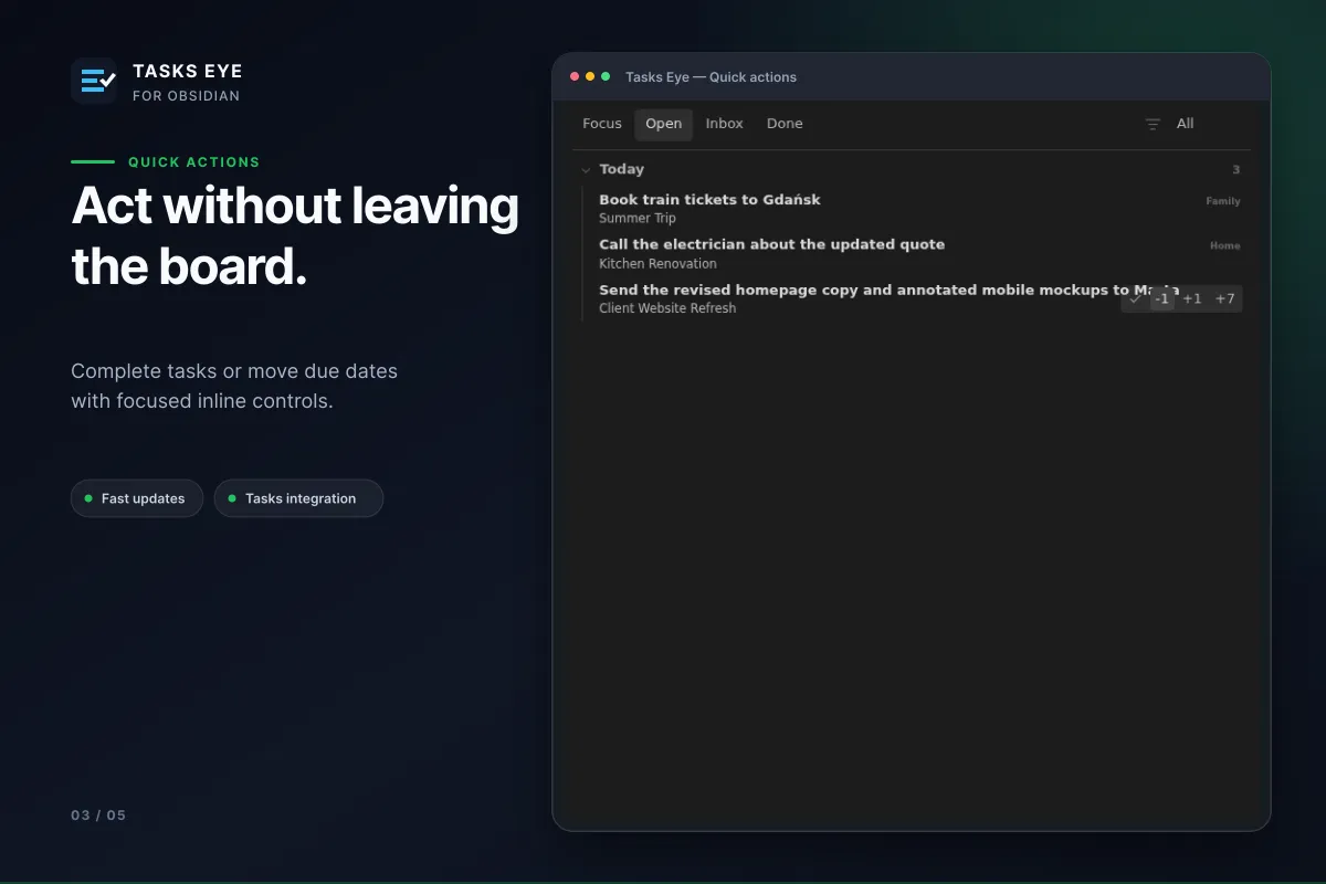 Tasks Eye screenshot