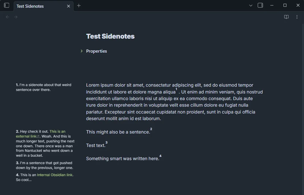 Side-Notes screenshot