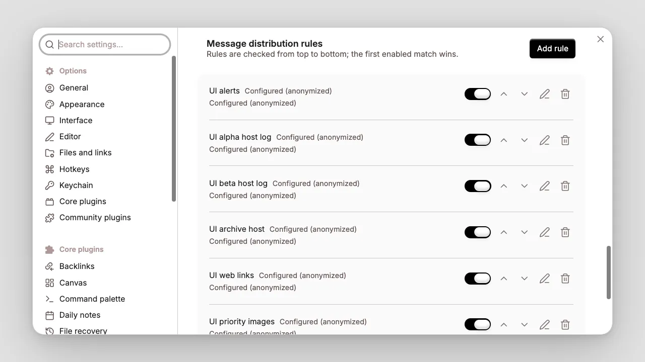 MQTT Sync screenshot