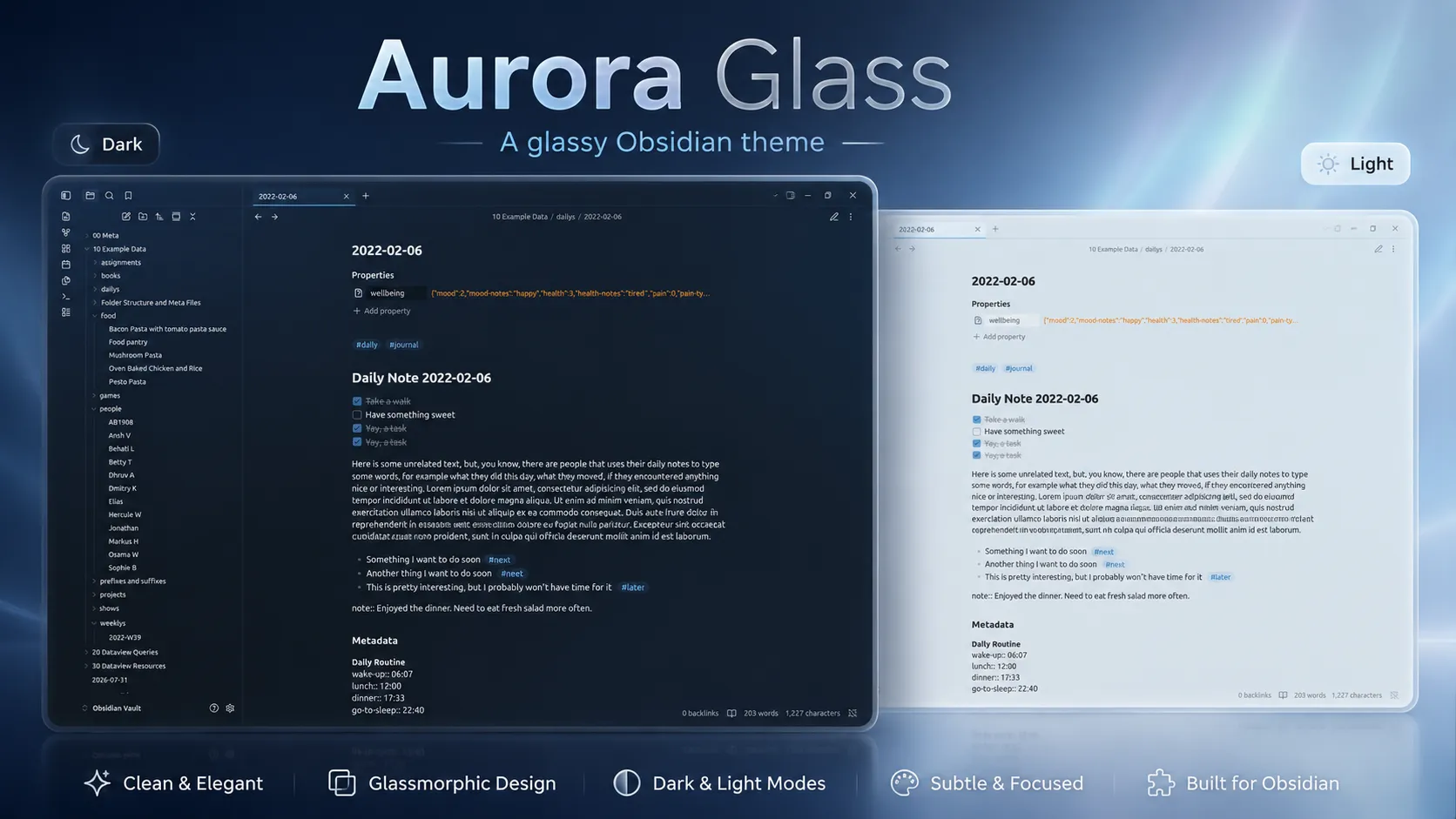 Aurora Glass screenshot