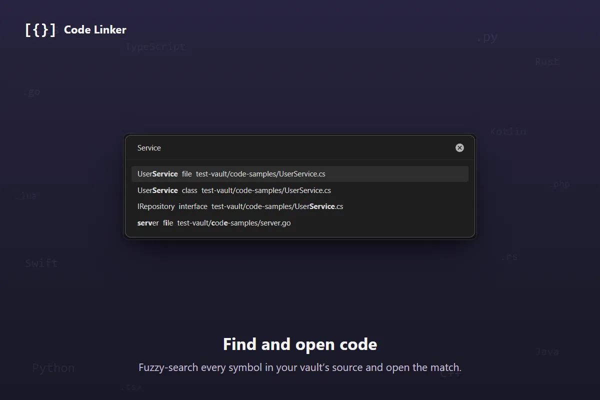 Code Linker screenshot