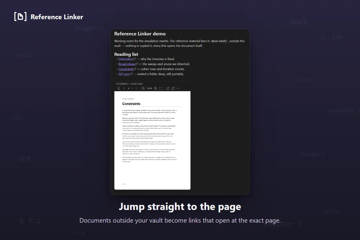 Reference Linker screenshot