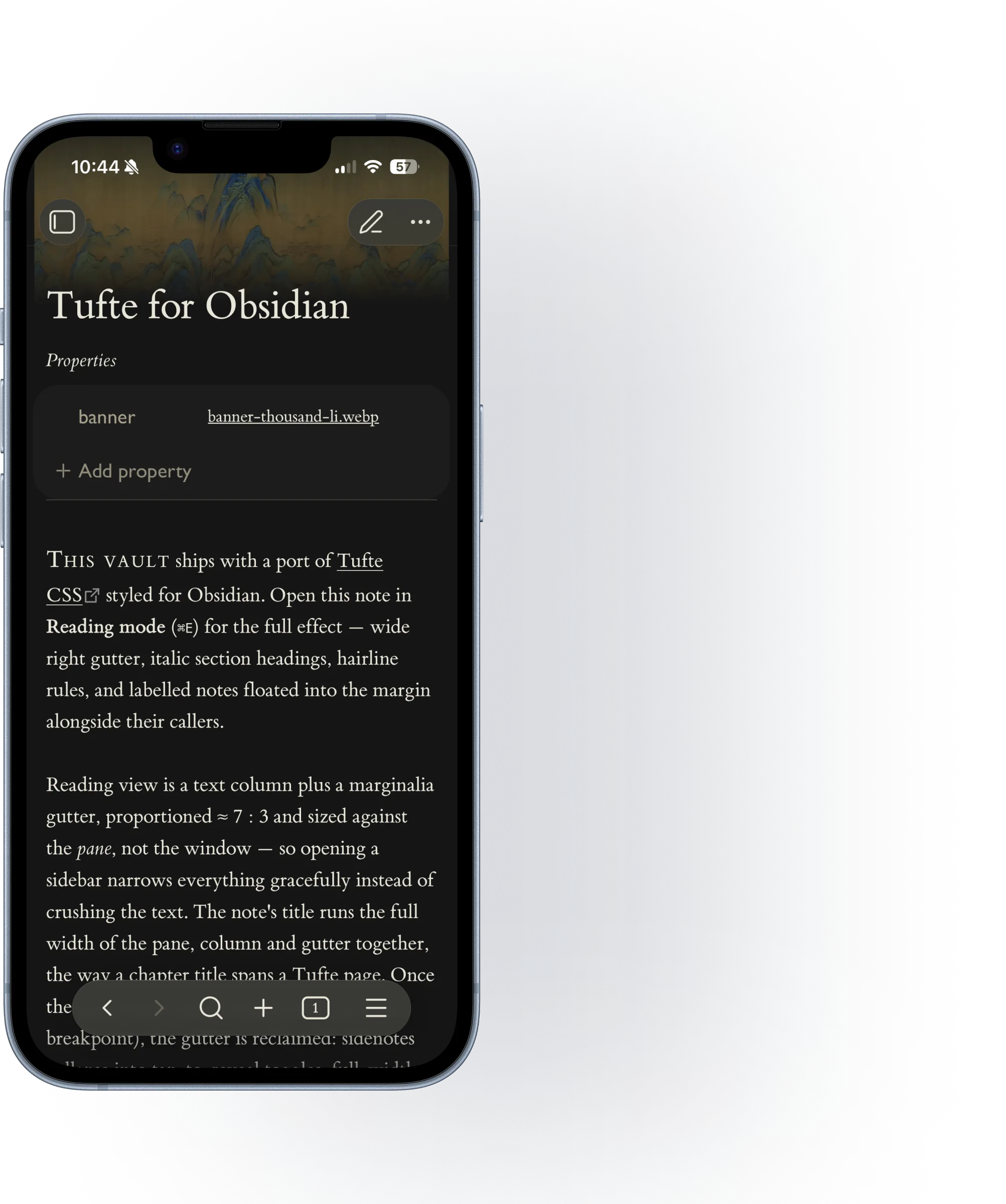Tufte screenshot