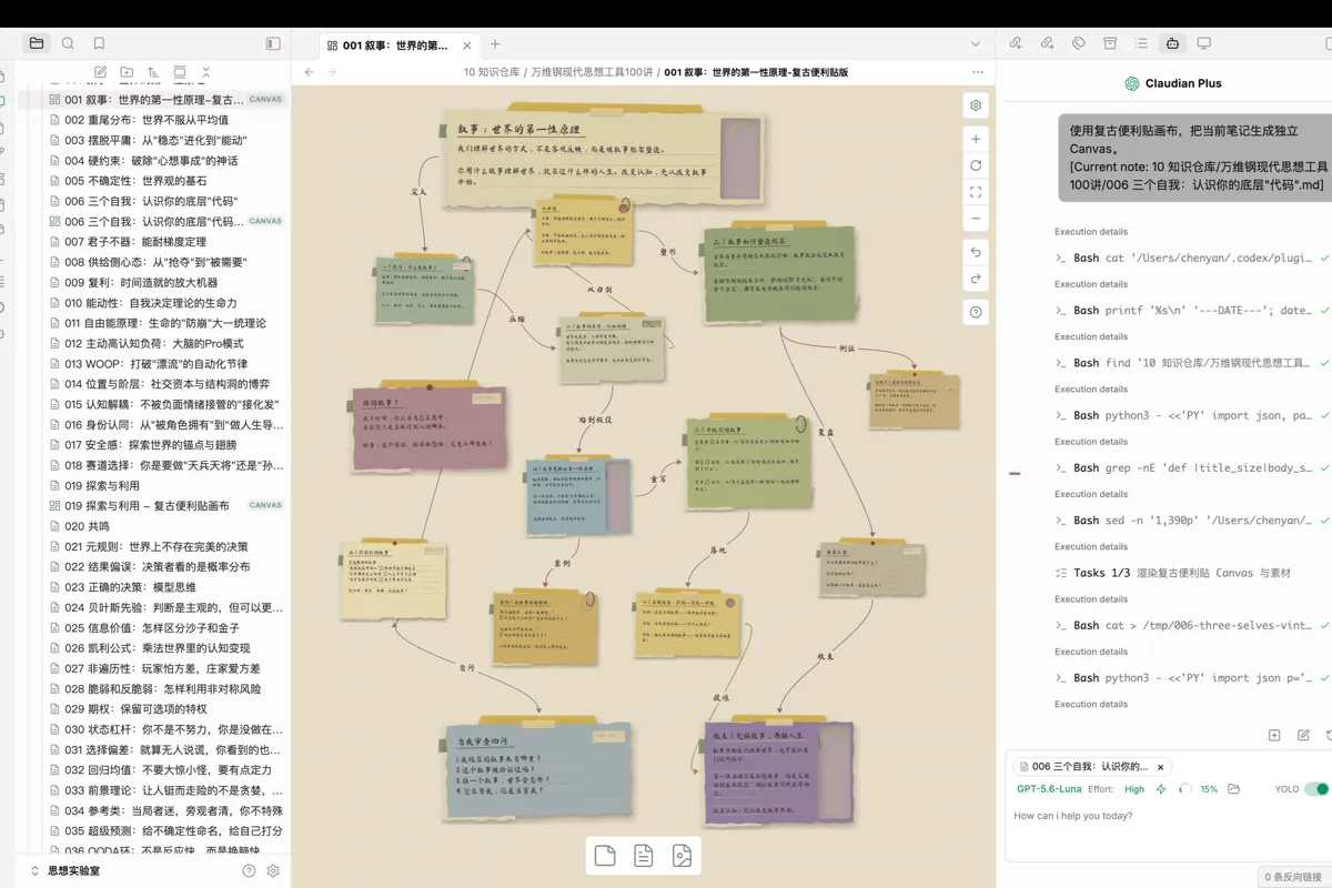 Vintage Sticky Canvas screenshot