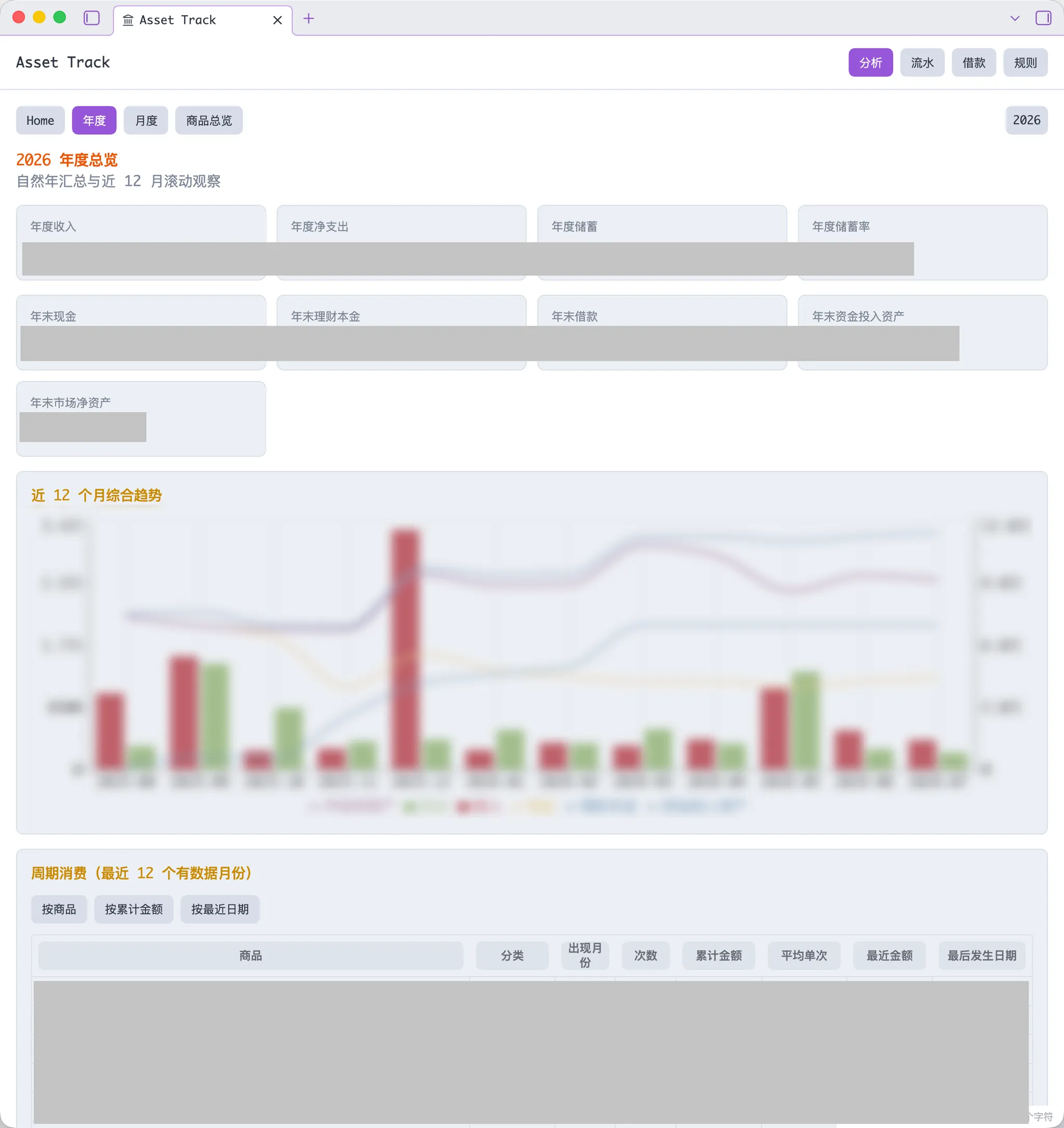 Asset Track screenshot