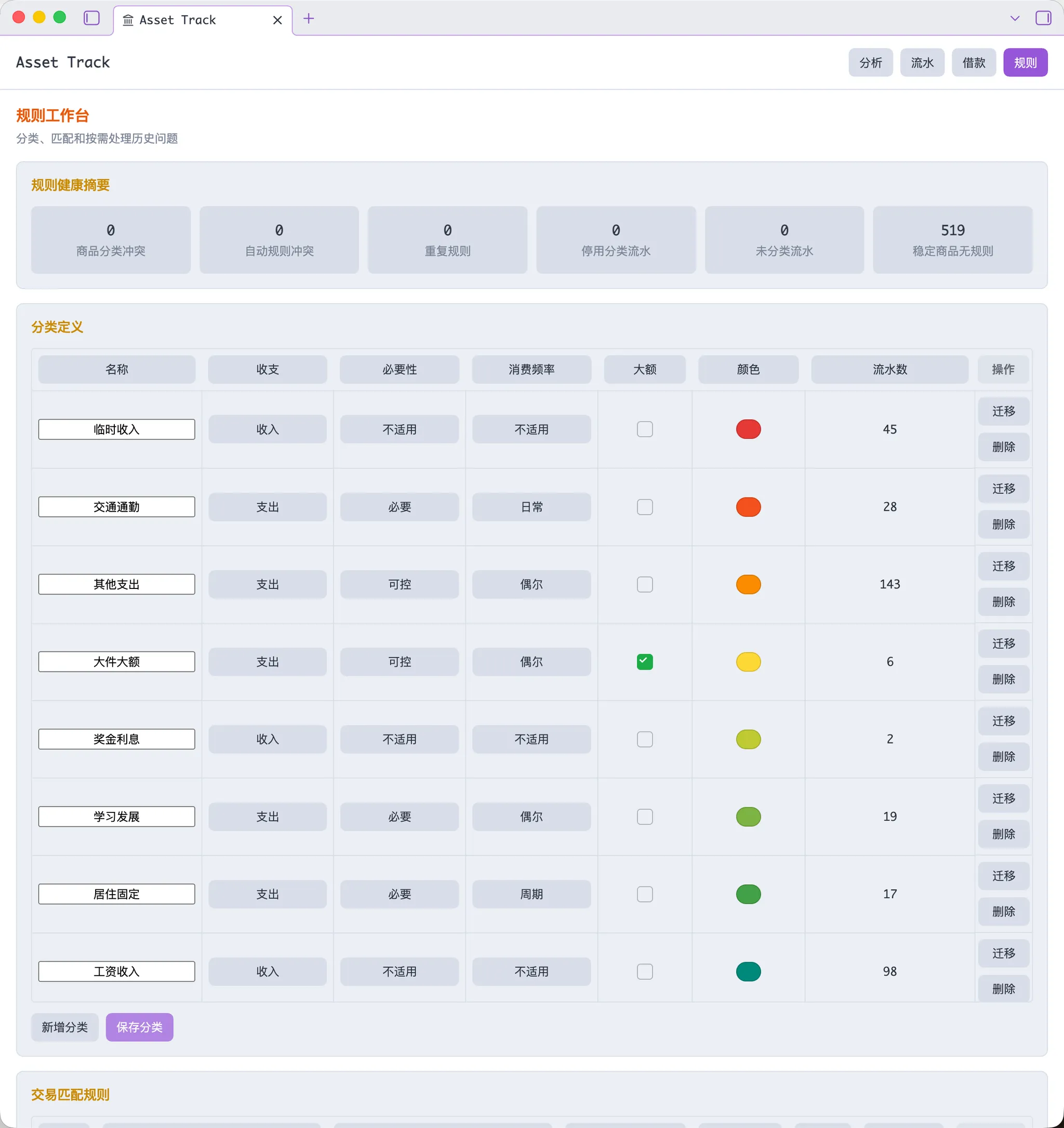 Asset Track screenshot