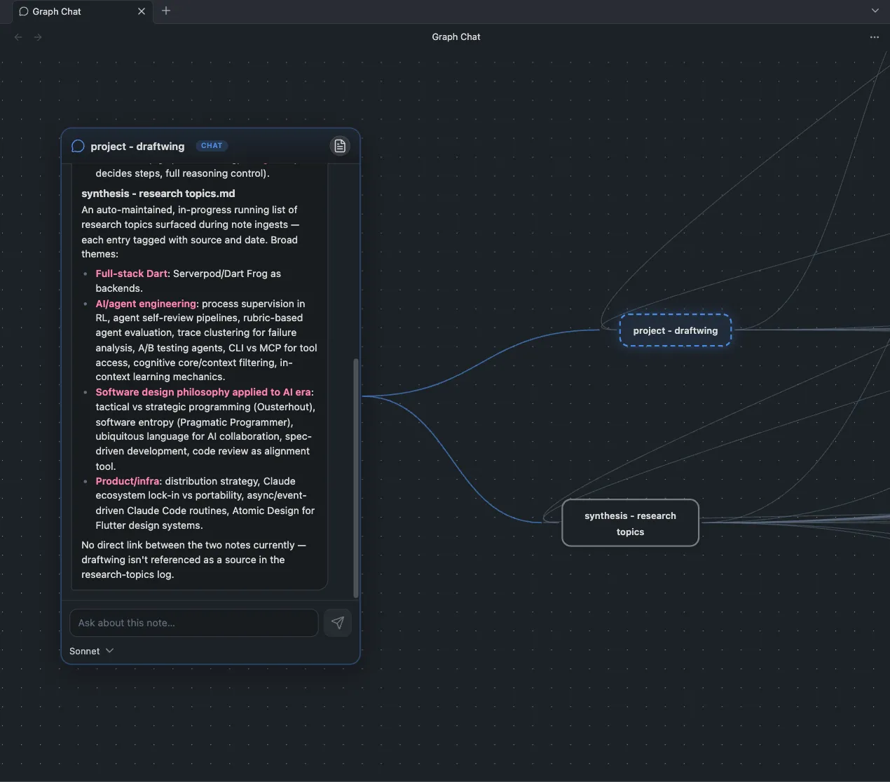 Graph Chat screenshot